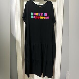 EUC FARM Rio Black Dress Size XL
